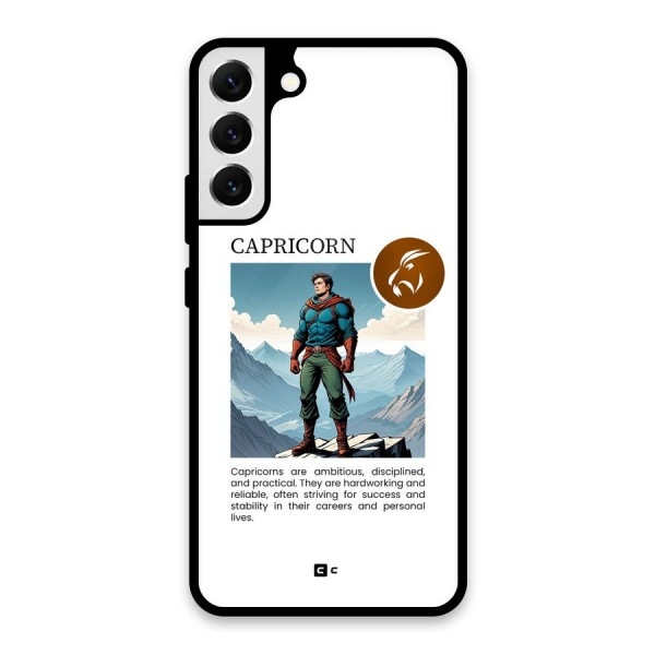 Clever Capricorn Glass Back Case for Galaxy S22 Plus 5G