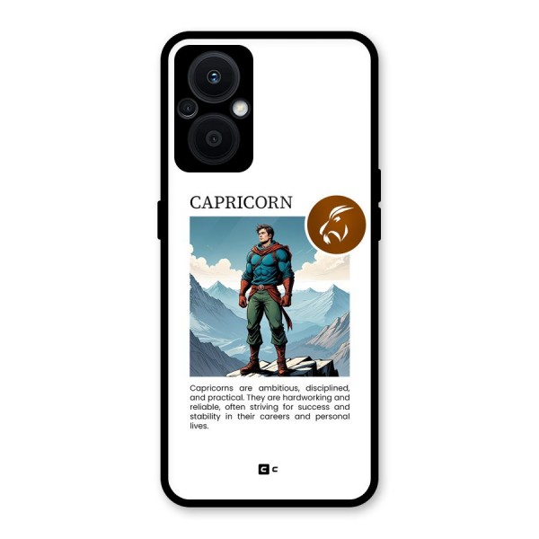 Clever Capricorn Glass Back Case for Oppo F21s Pro 5G