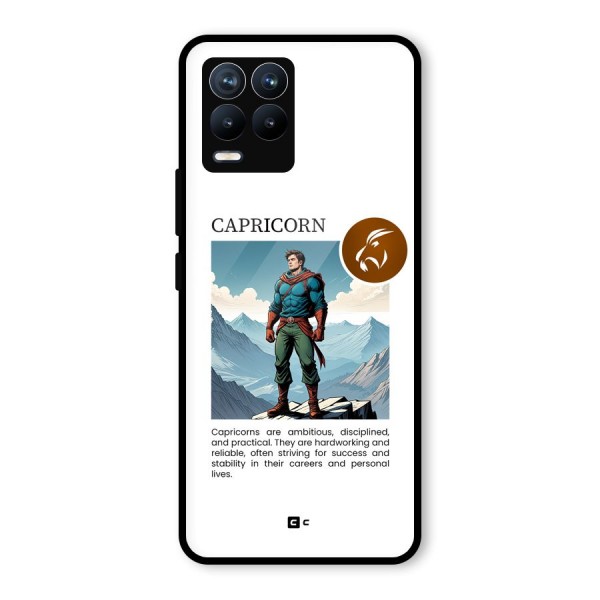 Clever Capricorn Glass Back Case for Realme 8 Pro