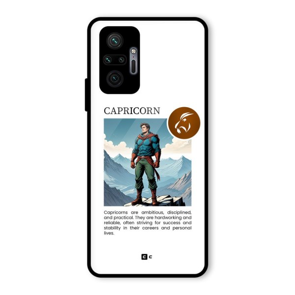 Clever Capricorn Glass Back Case for Redmi Note 10 Pro Max
