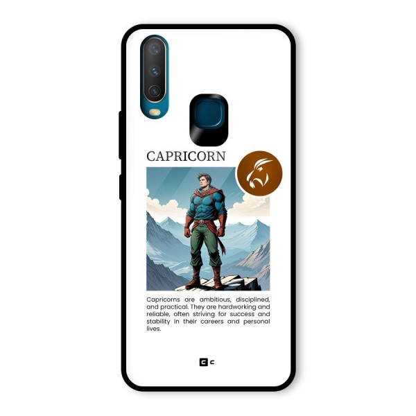 Clever Capricorn Glass Back Case for Vivo Y15