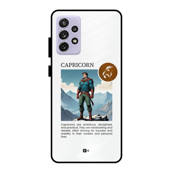 Clever Capricorn Metal Back Case for Galaxy A72