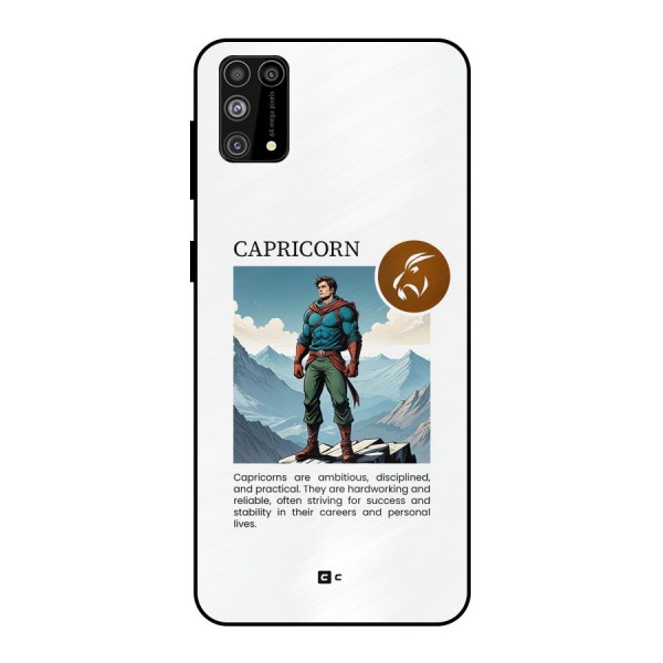 Clever Capricorn Metal Back Case for Galaxy F41