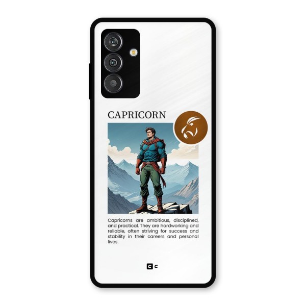 Clever Capricorn Metal Back Case for Galaxy M14 5G