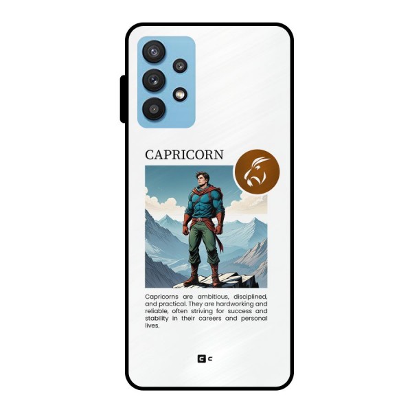 Clever Capricorn Metal Back Case for Galaxy M32 5G