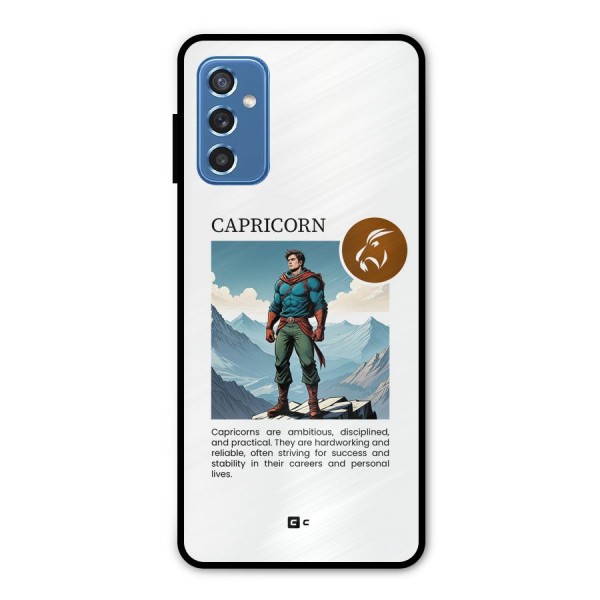 Clever Capricorn Metal Back Case for Galaxy M52 5G