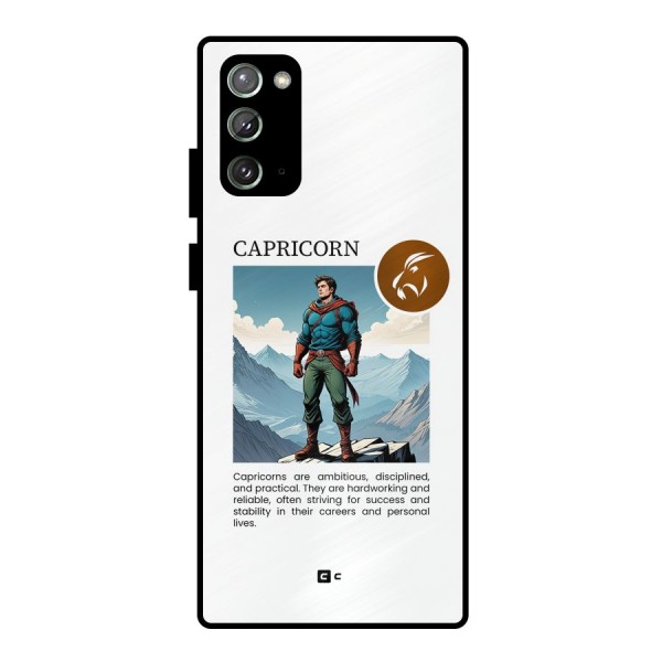 Clever Capricorn Metal Back Case for Galaxy Note 20