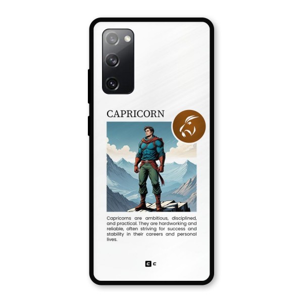 Clever Capricorn Metal Back Case for Galaxy S20 FE 5G