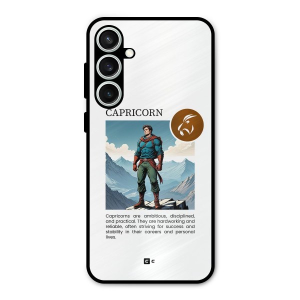Clever Capricorn Metal Back Case for Galaxy S23 FE