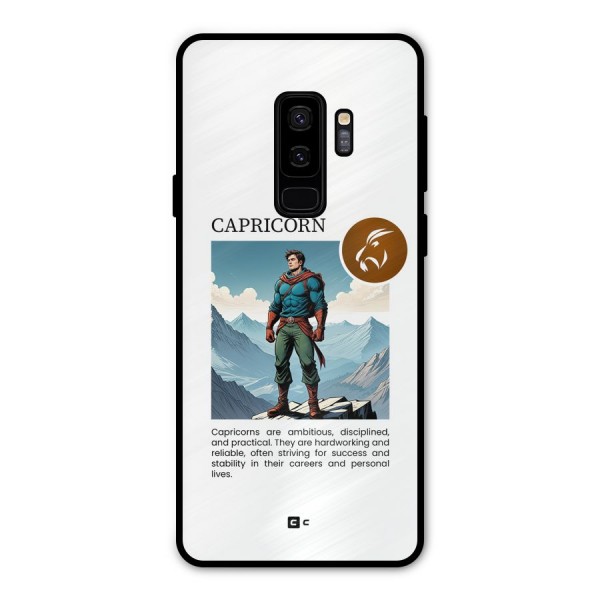Clever Capricorn Metal Back Case for Galaxy S9 Plus