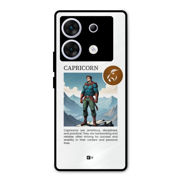 Clever Capricorn Metal Back Case for Infinix Zero 30 5G