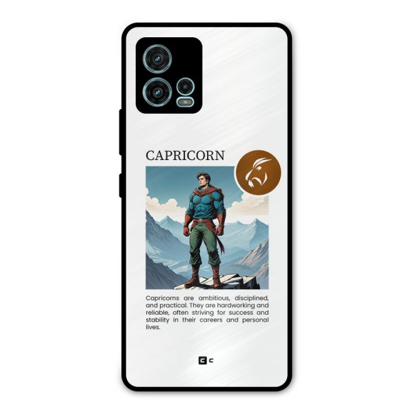 Clever Capricorn Metal Back Case for Moto G72