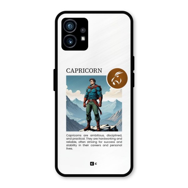 Clever Capricorn Metal Back Case for Nothing Phone 1
