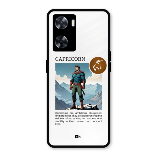 Clever Capricorn Metal Back Case for Oppo A77