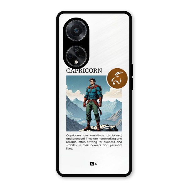 Clever Capricorn Metal Back Case for Oppo F23