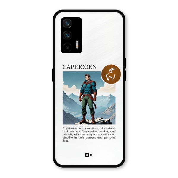 Clever Capricorn Metal Back Case for Realme X7 Max