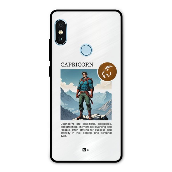 Clever Capricorn Metal Back Case for Redmi Note 5 Pro