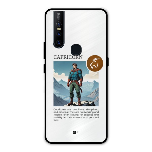 Clever Capricorn Metal Back Case for Vivo V15