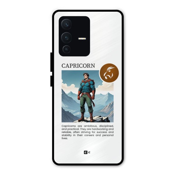 Clever Capricorn Metal Back Case for Vivo V23 Pro