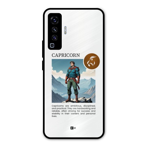 Clever Capricorn Metal Back Case for Vivo X50