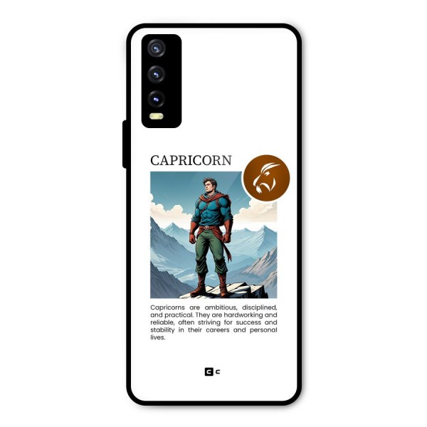 Clever Capricorn Metal Back Case for Vivo Y20i