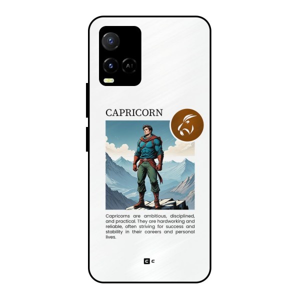 Clever Capricorn Metal Back Case for Vivo Y21T