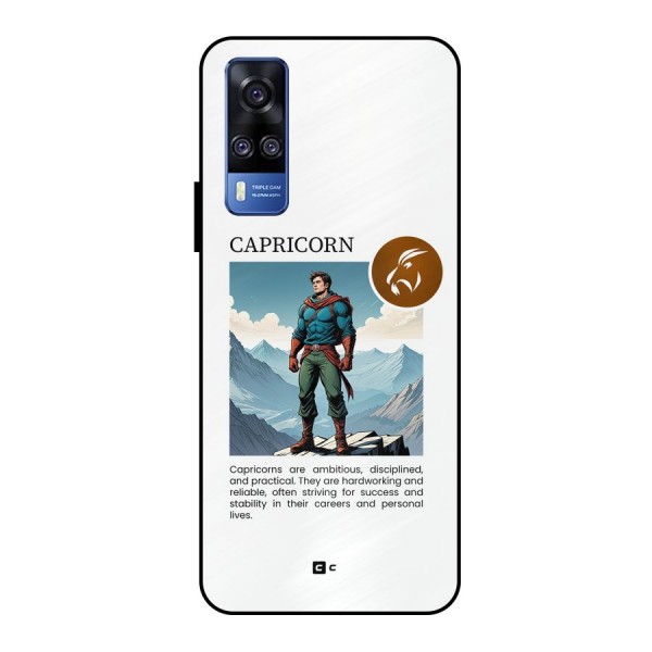 Clever Capricorn Metal Back Case for Vivo Y51