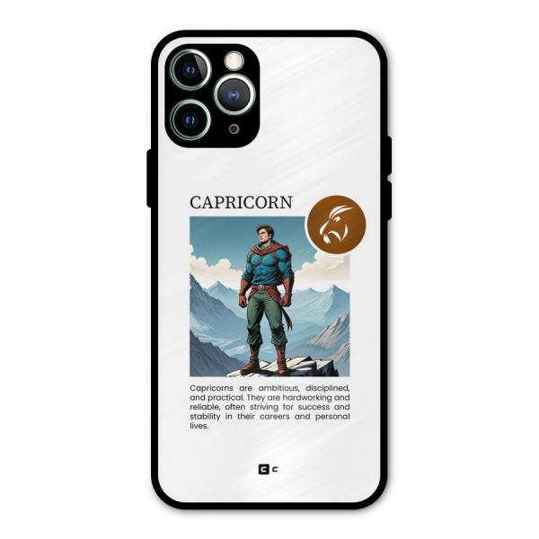 Clever Capricorn Metal Back Case for iPhone 11 Pro Max