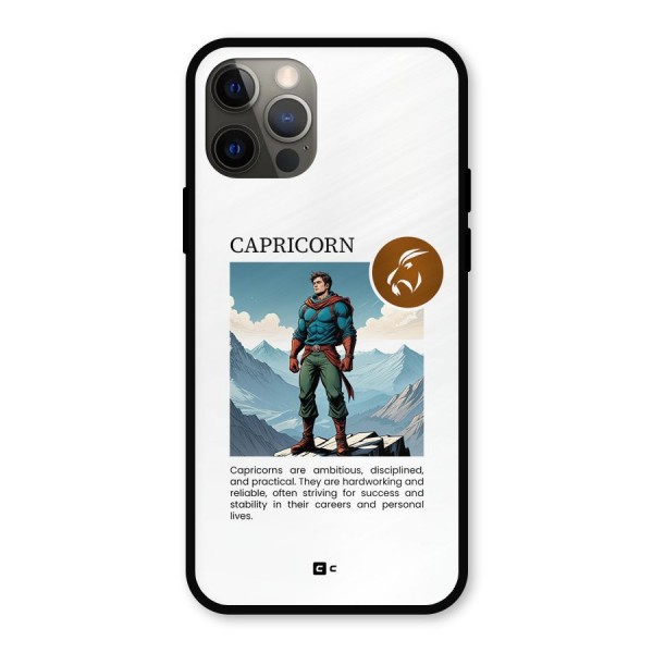 Clever Capricorn Metal Back Case for iPhone 12 Pro