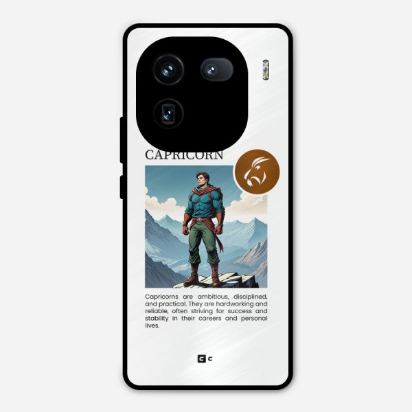Clever Capricorn Metal Back Case for iQOO 12