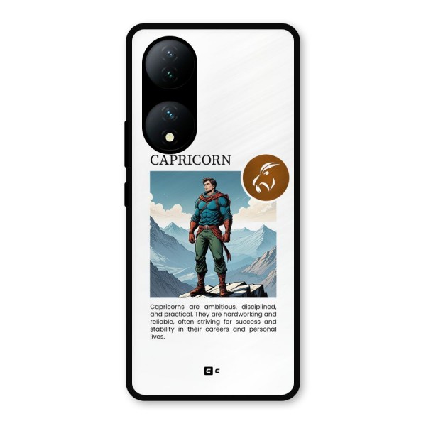 Clever Capricorn Metal Back Case for iQOO Z7s