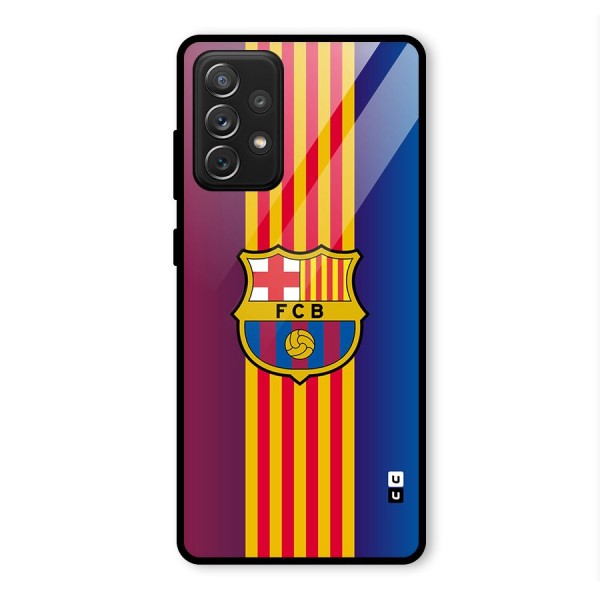 Club Barcelona Glass Back Case for Galaxy A72