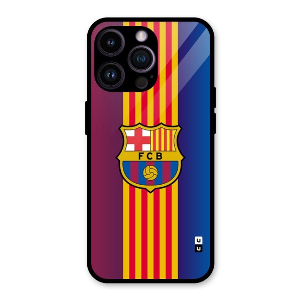 Club Barcelona Glass Back Case for iPhone 14 Pro Max