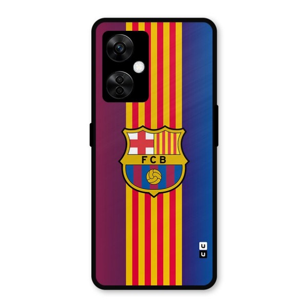 Club Barcelona Metal Back Case for OnePlus Nord CE 3 Lite