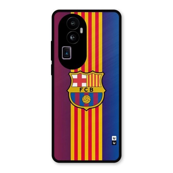 Club Barcelona Metal Back Case for Oppo Reno10 Pro Plus