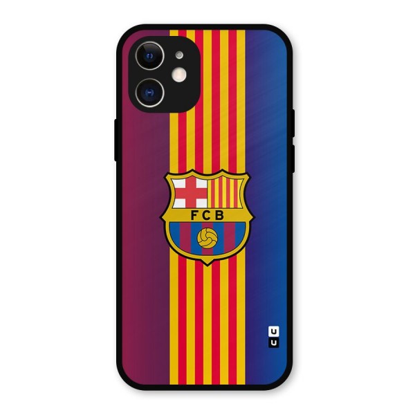 Club Barcelona Metal Back Case for iPhone 12