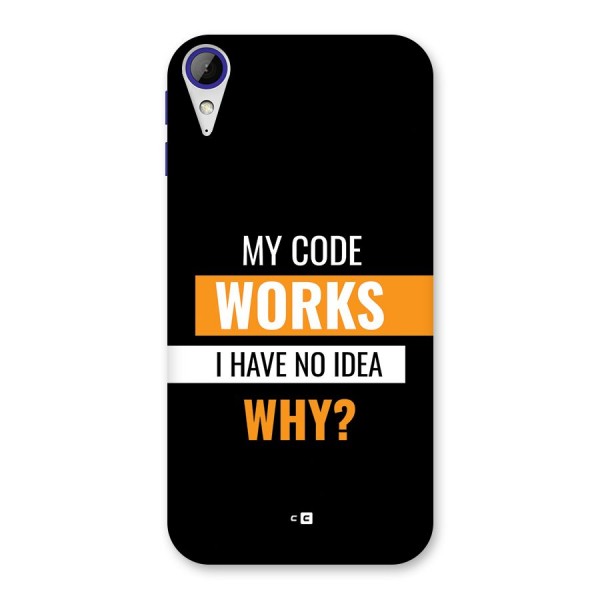 Coders Thought Back Case for Desire 830