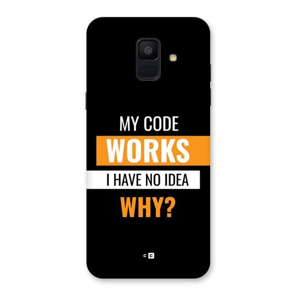 Coders Thought Back Case for Galaxy A6 (2018)