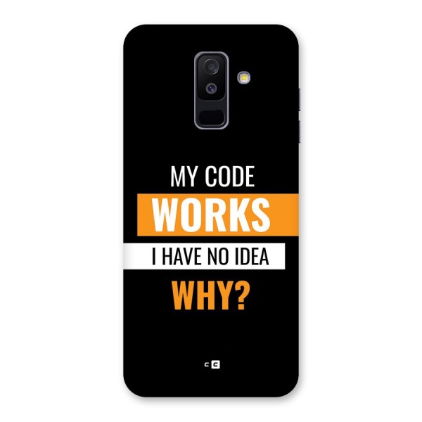 Coders Thought Back Case for Galaxy A6 Plus