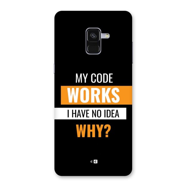 Coders Thought Back Case for Galaxy A8 Plus