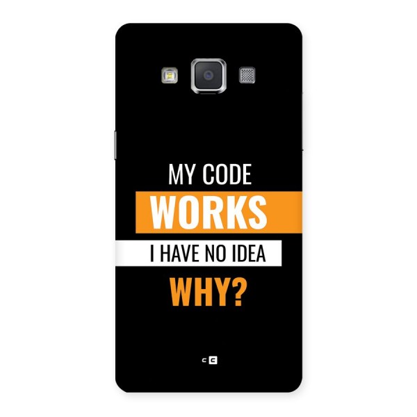 Coders Thought Back Case for Galaxy Grand 3
