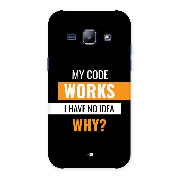 Coders Thought Back Case for Galaxy J1