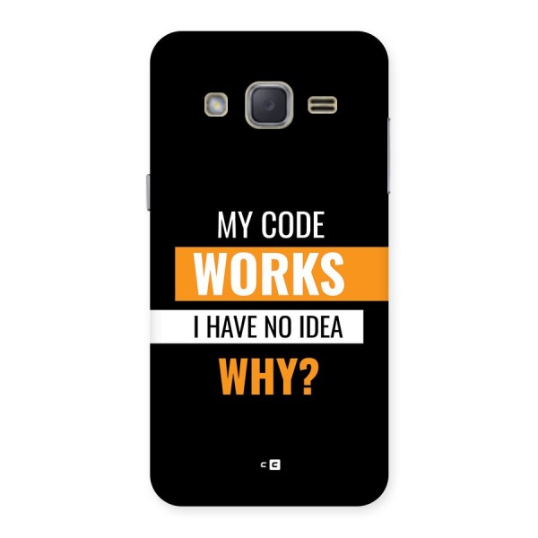 Coders Thought Back Case for Galaxy J2