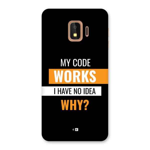 Coders Thought Back Case for Galaxy J2 Core