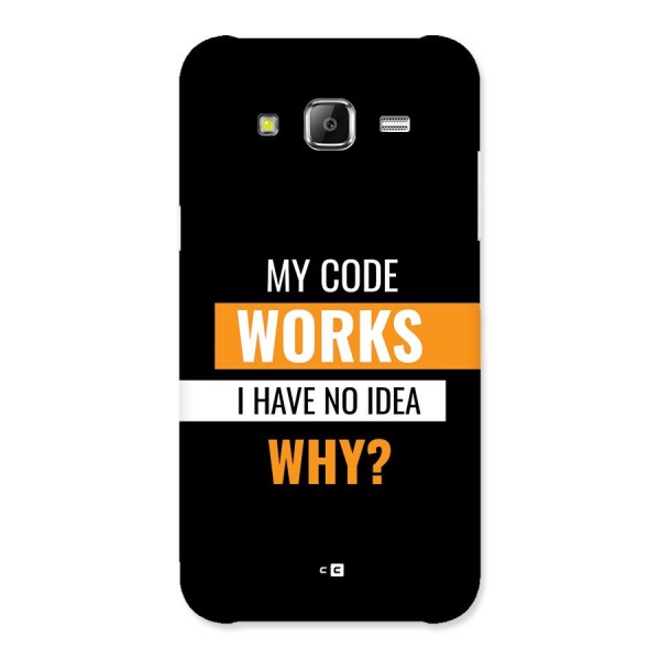 Coders Thought Back Case for Galaxy J2 Prime