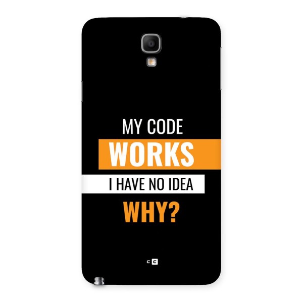 Coders Thought Back Case for Galaxy Note 3 Neo