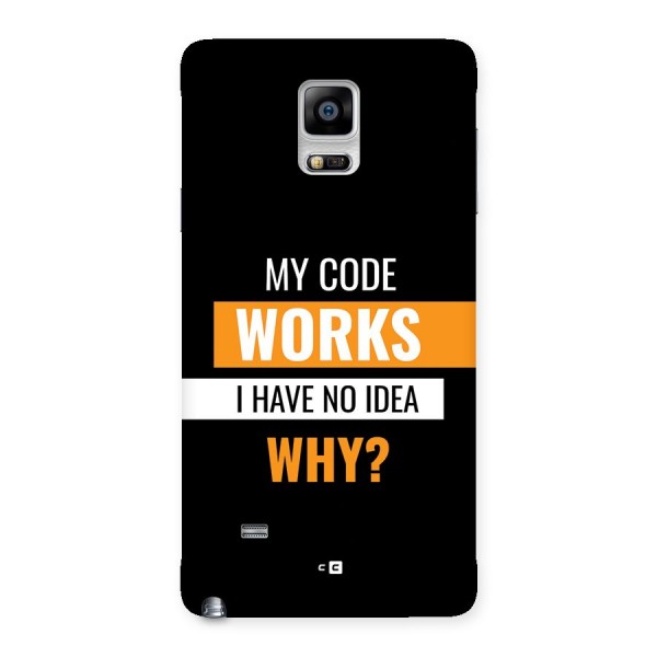 Coders Thought Back Case for Galaxy Note 4