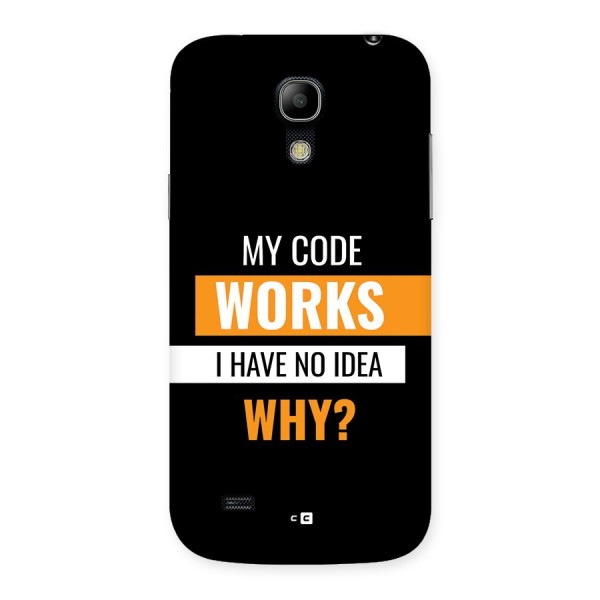 Coders Thought Back Case for Galaxy S4 Mini