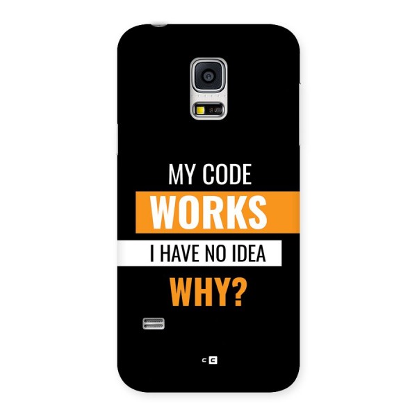 Coders Thought Back Case for Galaxy S5 Mini