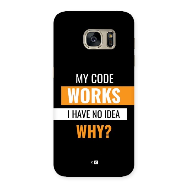 Coders Thought Back Case for Galaxy S7